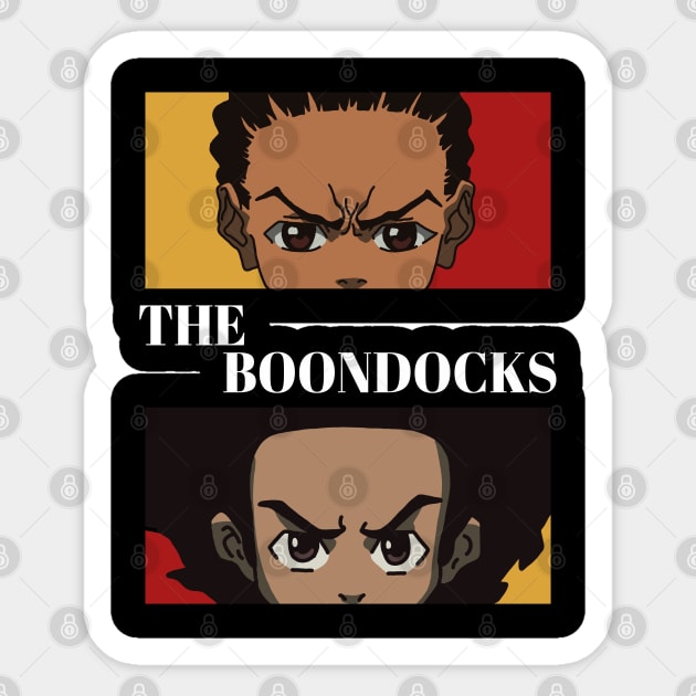 The Boondocks Sticker by deadEYEZ